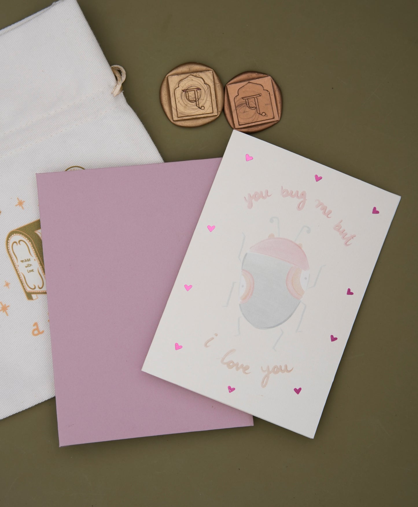 Bugged With Love – Love Bug Card