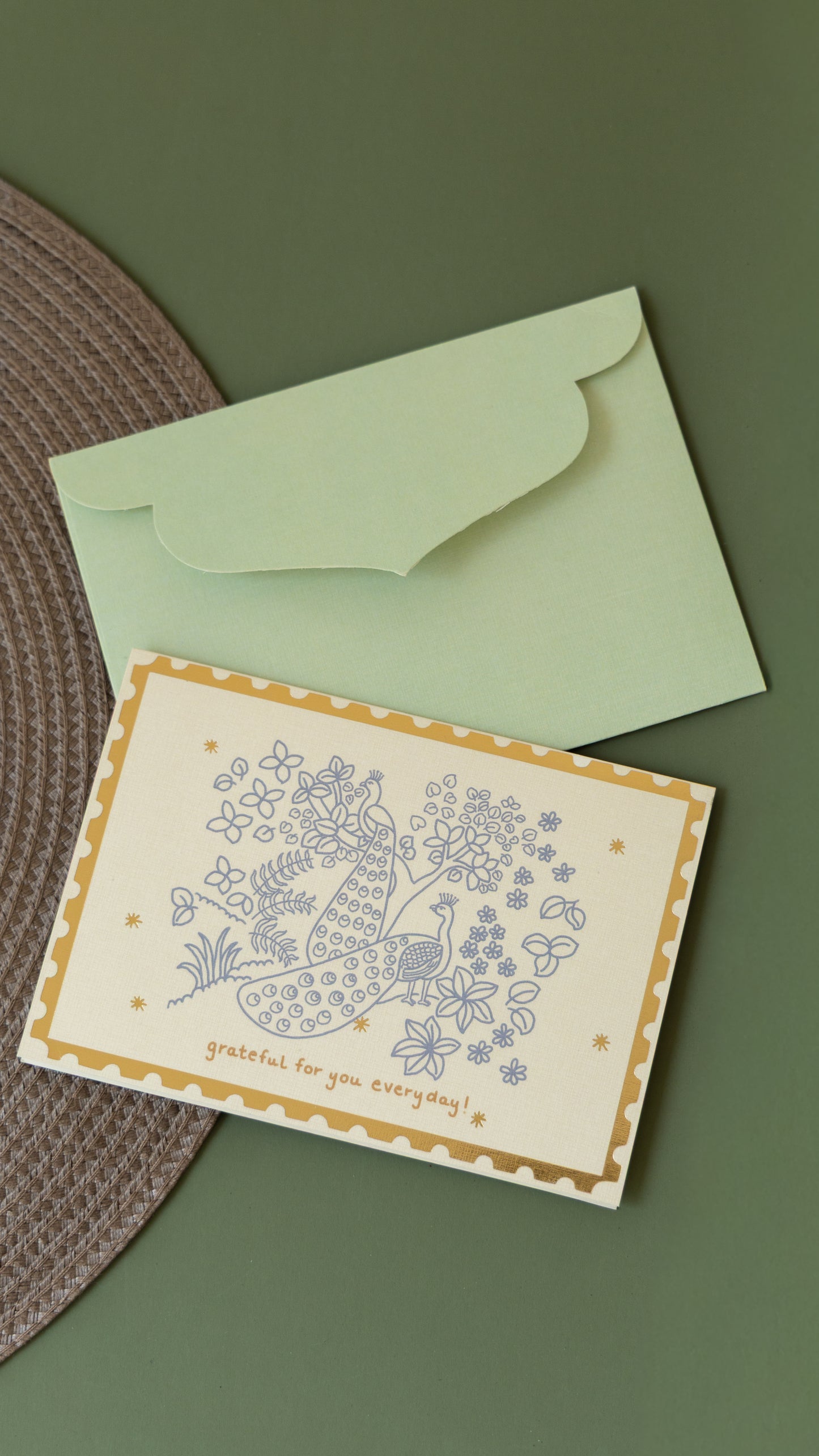 'grateful for you' card