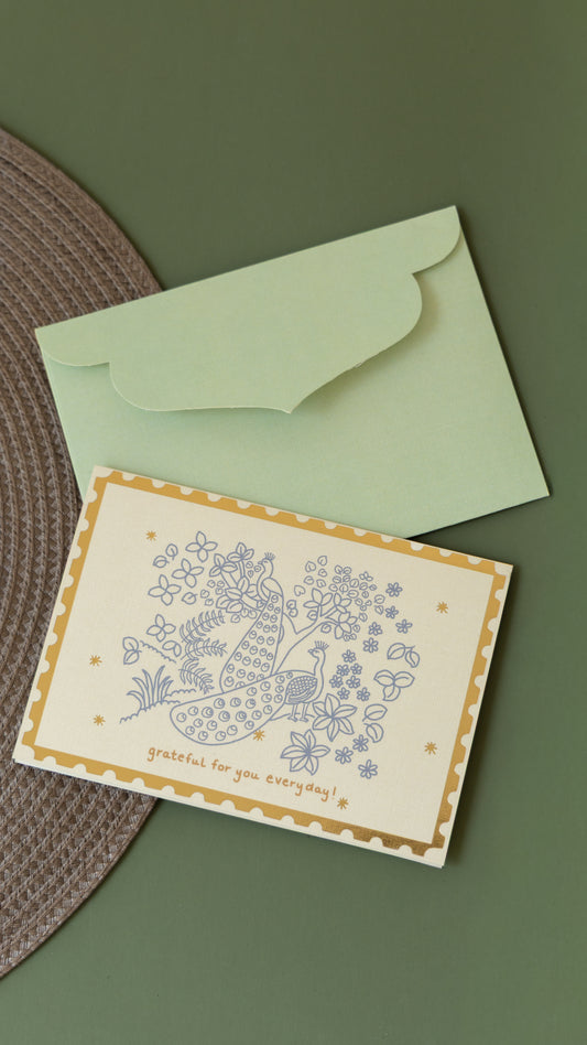 'grateful for you' card
