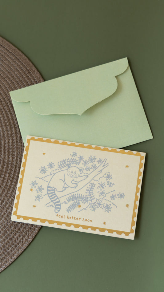 'feel better soon' card