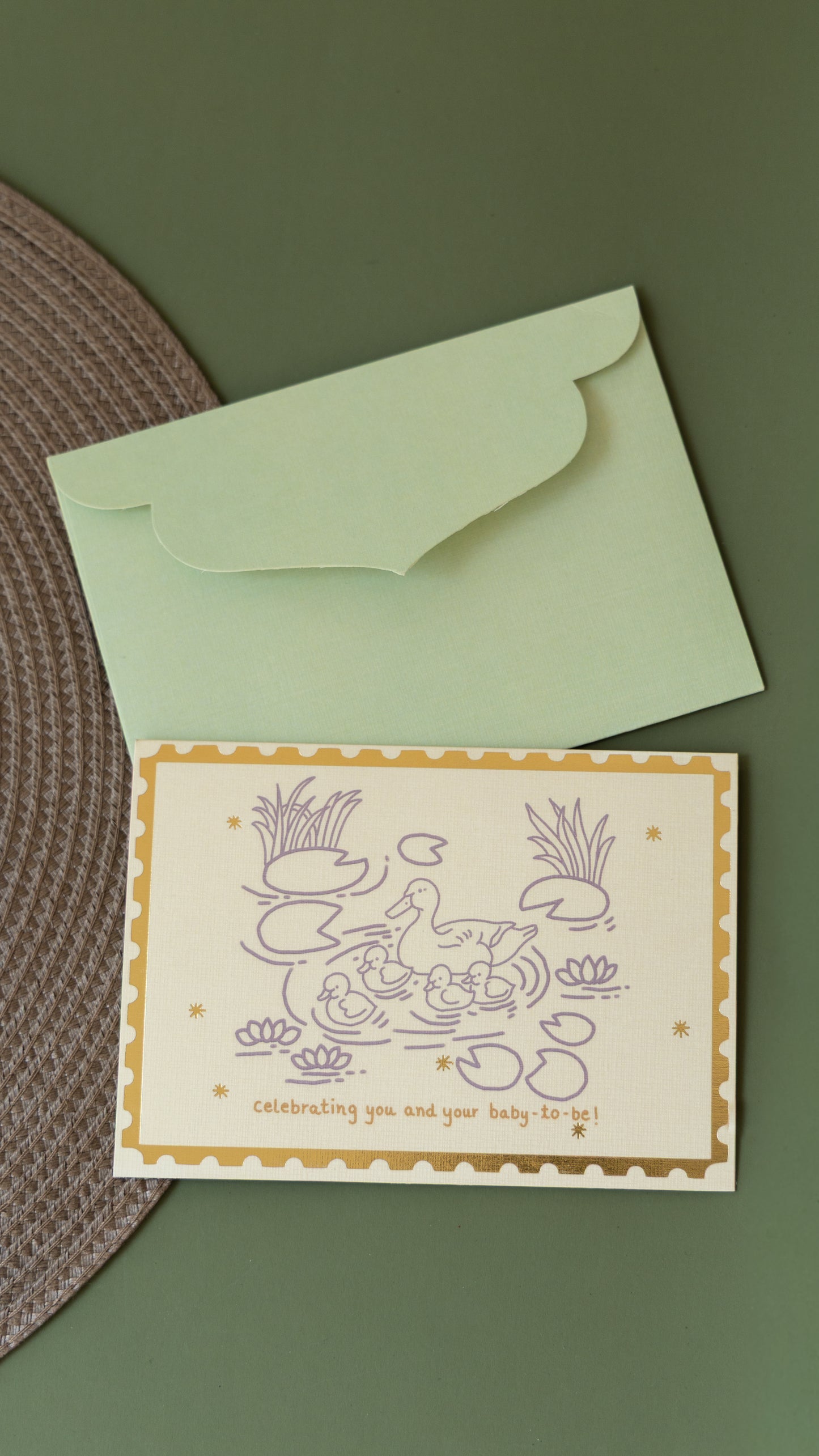 'you & your baby-to-be' card