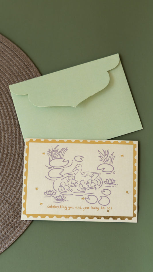 'you & your baby-to-be' card